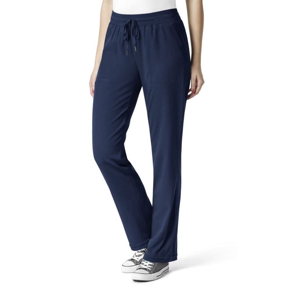 NEW Wonder‎ Wink Scrub Pant Woman's sz XL Navy Blue Modern Fit Uniform 5129 Aero